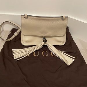 Gucci Bamboo Daily Tassel Shoulder Bag